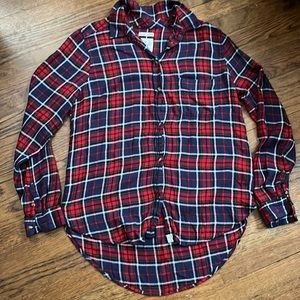 American Eagle super soft plaid button down shirt size Medium